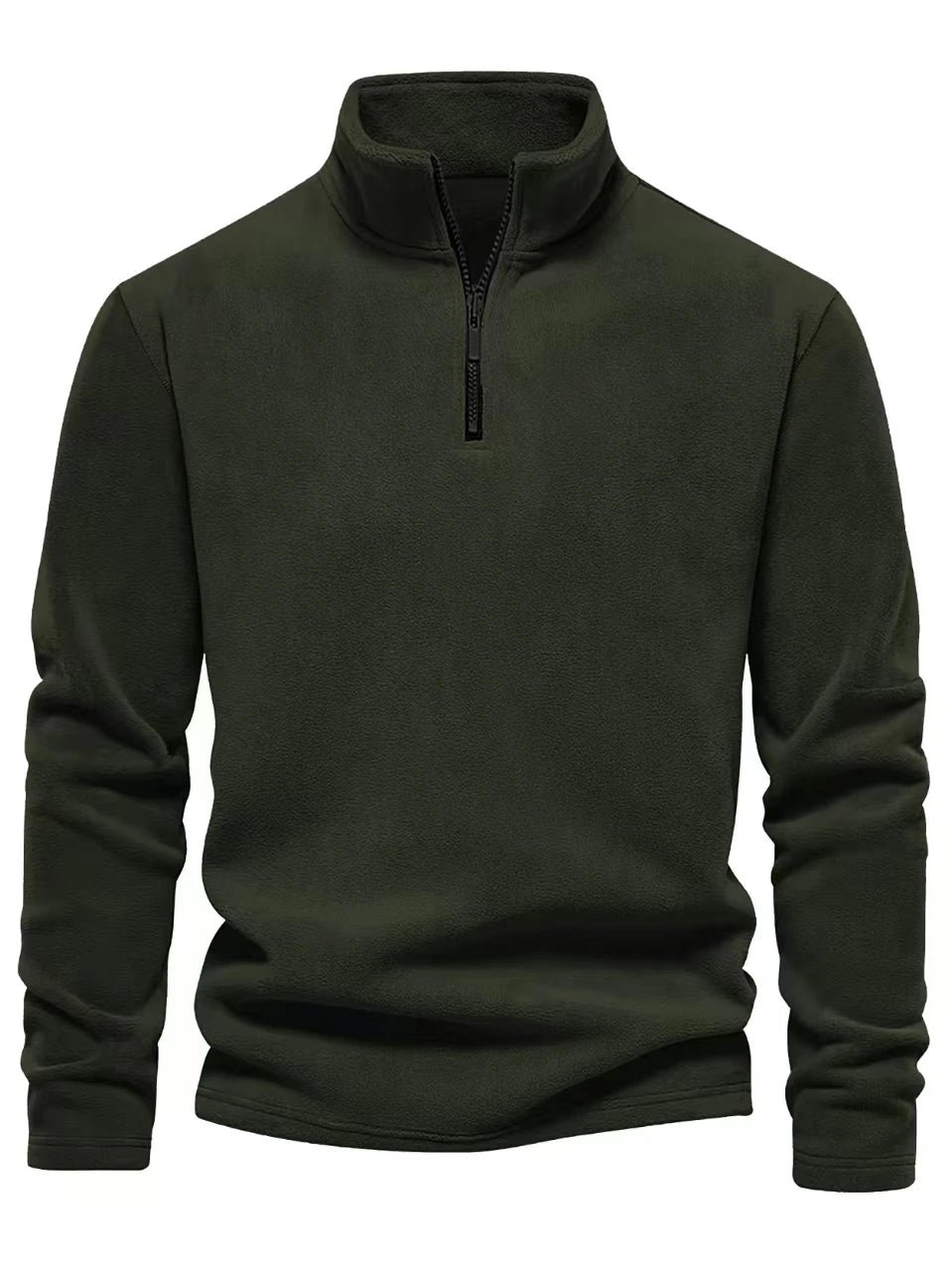 Men's Thickened Warm Fleece Zipper Sweater
