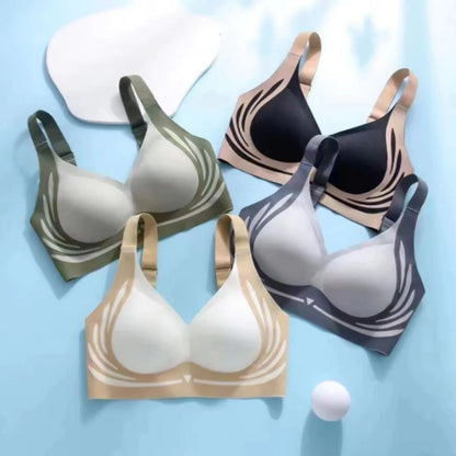 Seamless Women's Adjustable Comfort Bra - Thin, No Steel Ring, Breathable Design