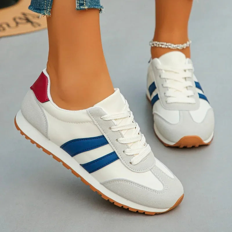Women's Lightweight Breathable Lace-Up Sneakers