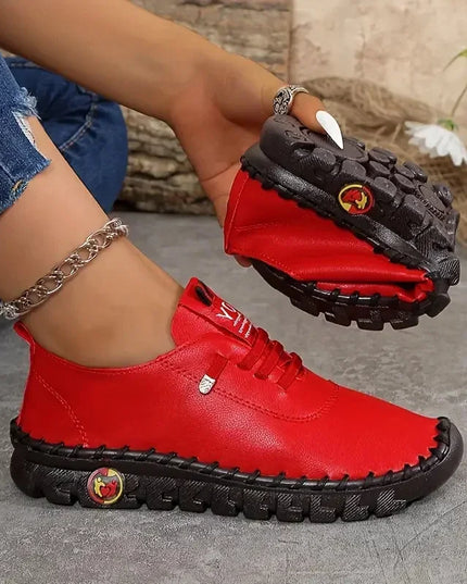 Women's Lightweight Sneakers with Thick Bottom Sole