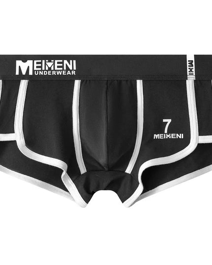 Classic 3-Piece Cotton Boxer Briefs Set for Men - Soft, Breathable, and Absorbent Underwear