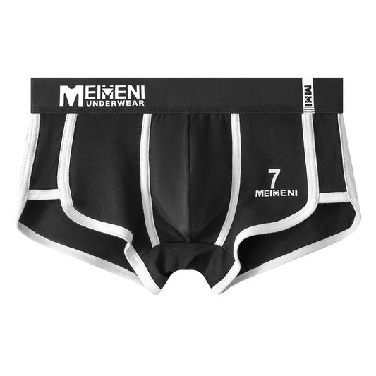 Classic 3-Piece Cotton Boxer Briefs Set for Men - Soft, Breathable, and Absorbent Underwear