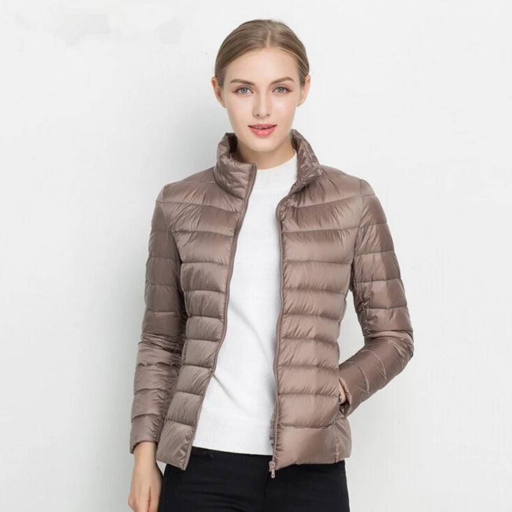 Women's Warm Slim Fit Zipper Jacket