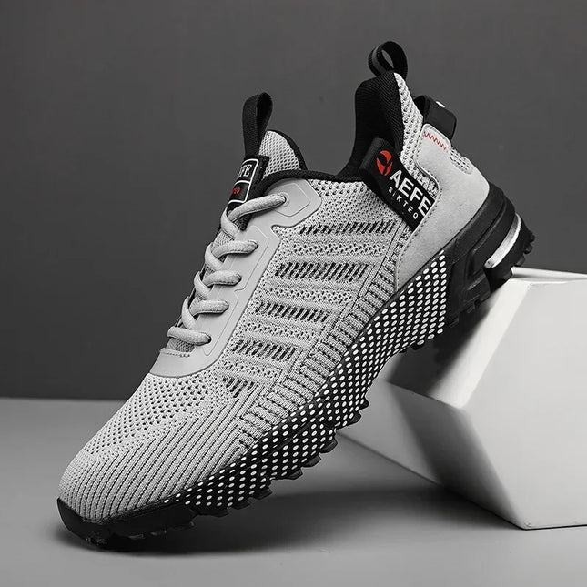Men's Running Sneakers with Lace-Up Design – Comfortable Athletic Sneakers for Men