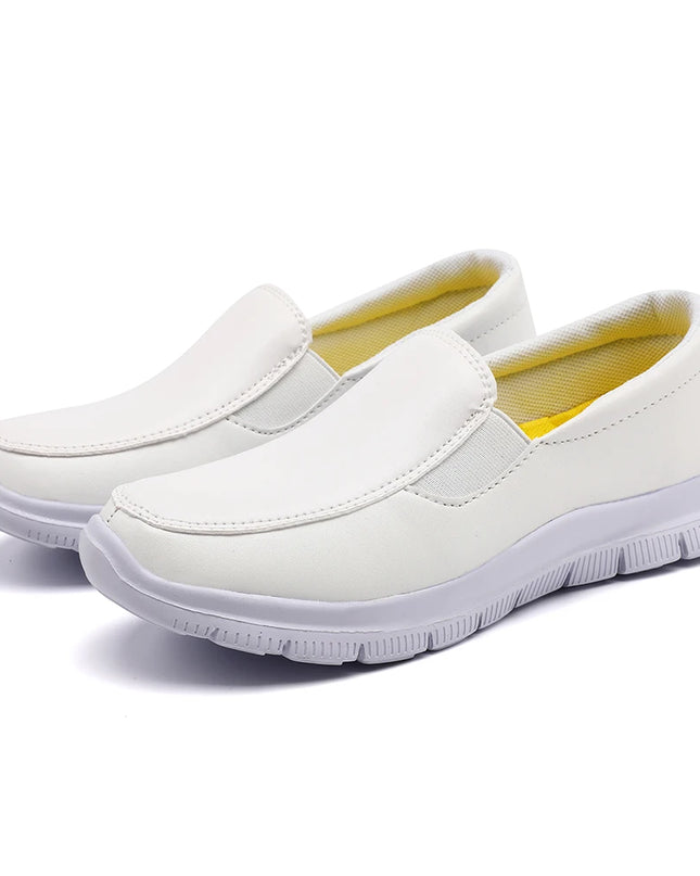 Women's Breathable Non-Slip Flat Shoes with Thick Sole