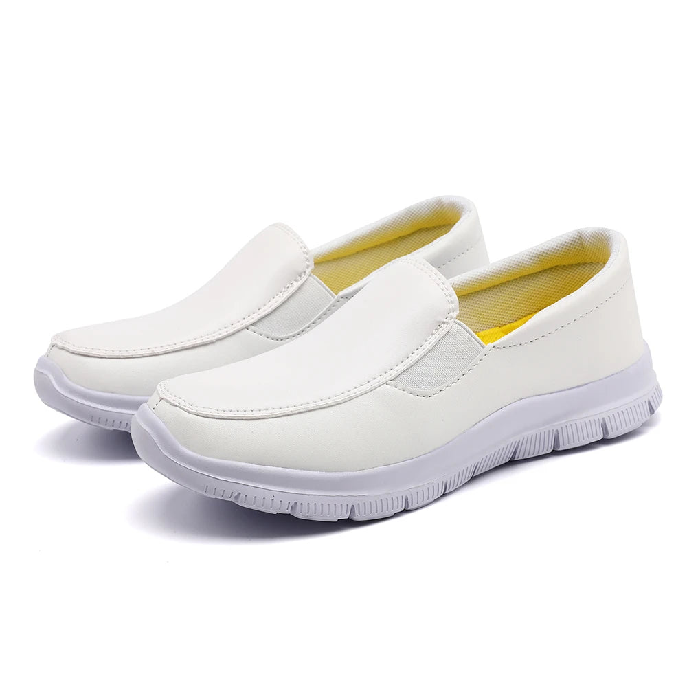 Women's Breathable Non-Slip Flat Shoes with Thick Sole