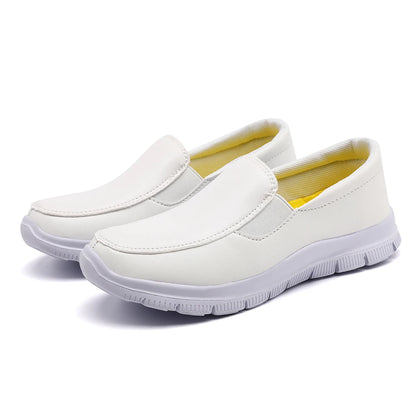 Women's Breathable Non-Slip Flat Shoes with Thick Sole