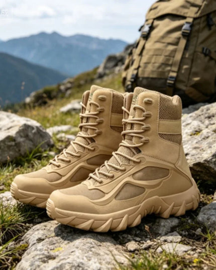 Men's Tactical Boots - Lightweight, Outdoor, Non-Slip Shoes