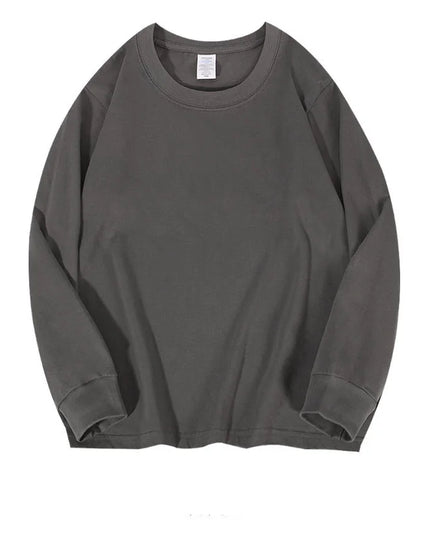 Men's Cotton Long Sleeve Casual Loose Fit Sweater