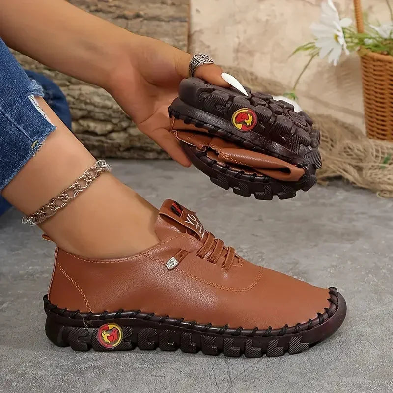 Women's Lightweight Sneakers with Thick Bottom Sole