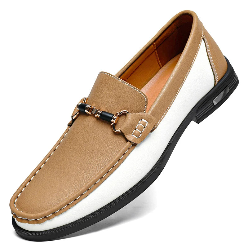 Men's   Breathable Soft Soled Casual Leather Shoes