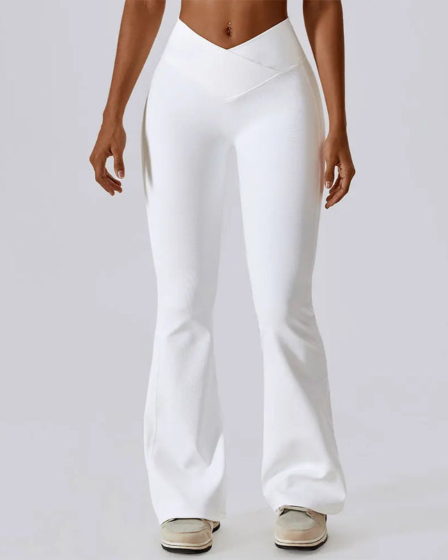 High Waist Flare Yoga Pants for Women | Wide Leg Flare Leggings
