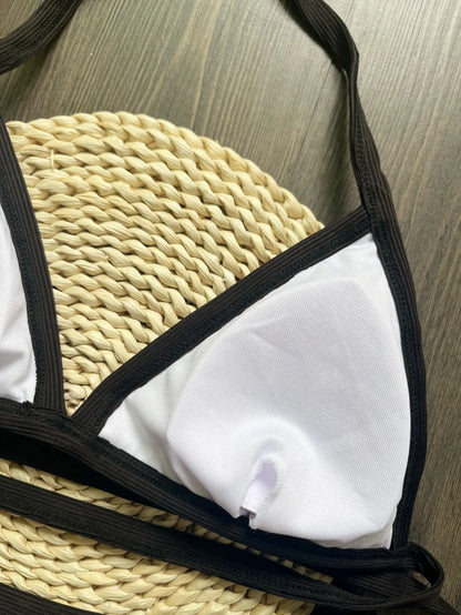 Women's Two-Piece Triangle Thong Bikini Set