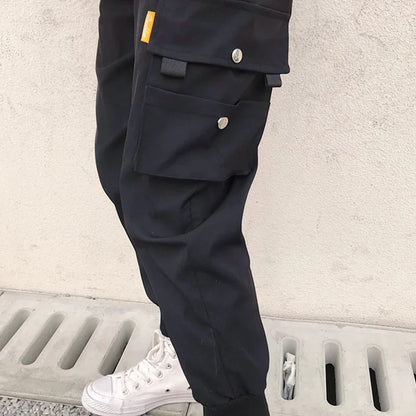 High-Waist Women's Joggers with Side Pockets - Comfortable Loose Fit for Everyday Wear
