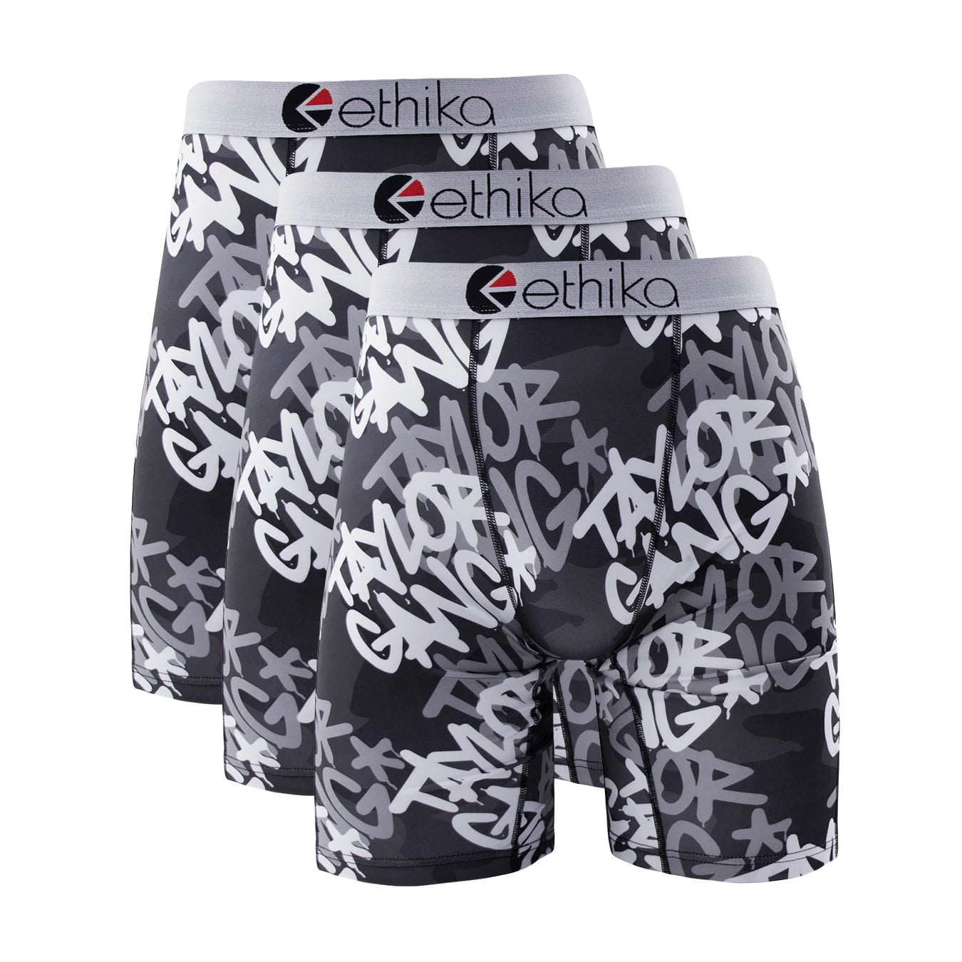ETHIKA Men's 3-Pack Breathable Mesh Crotch Boxer Briefs