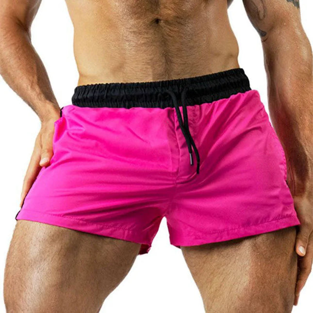 Men's Sports Shorts - Lightweight, Breathable, Quick-Drying, Three-Point Design