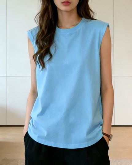 Women's Loose Sleeveless Tank Top - Casual Fit Vest