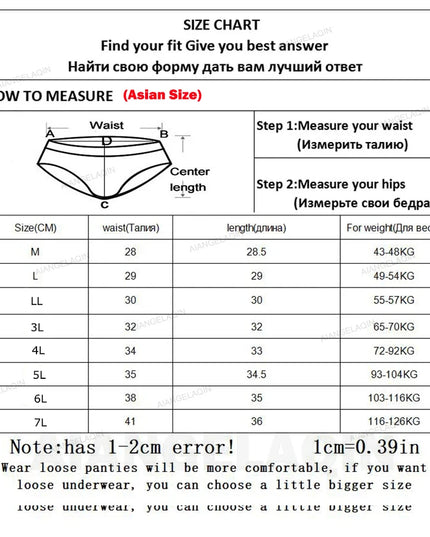 3-Pack Women's Plus Size High-Waist Cotton Breathable Briefs