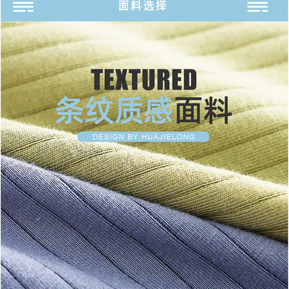 3-Pack Solid Striped Boxers for Men - 100% Cotton, Mesh Panels, High Elastic Waist