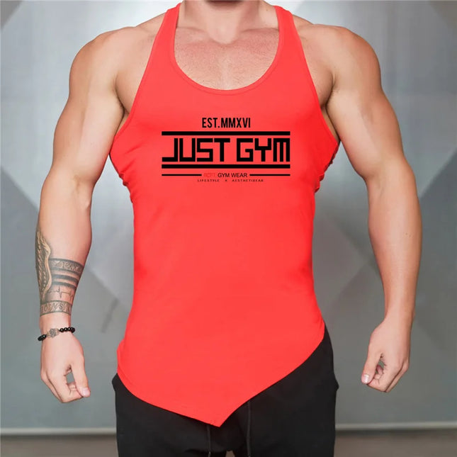 Men's Breathable Cotton Fitness Vests - Lightweight Tank Top