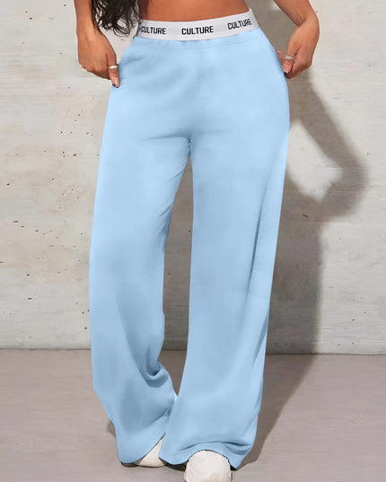Women's High-Waisted Wide-Leg Vintage Sweatpants