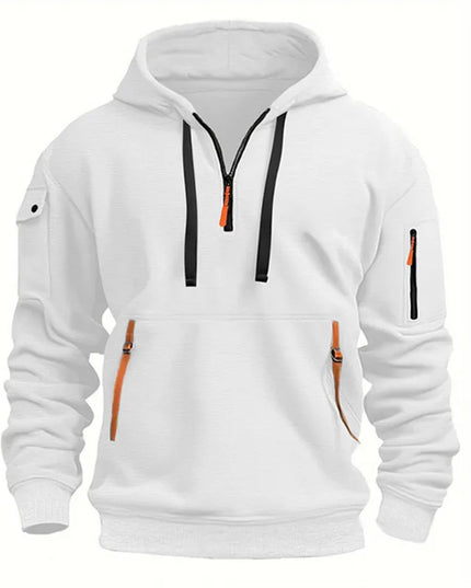 Men's Loose Fit Casual Hooded Sweater