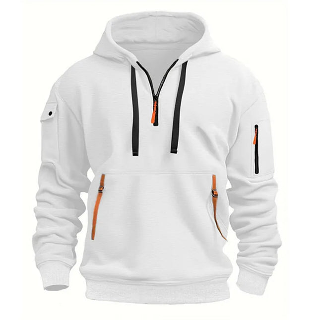 Men's Loose Fit Casual Hooded Sweater