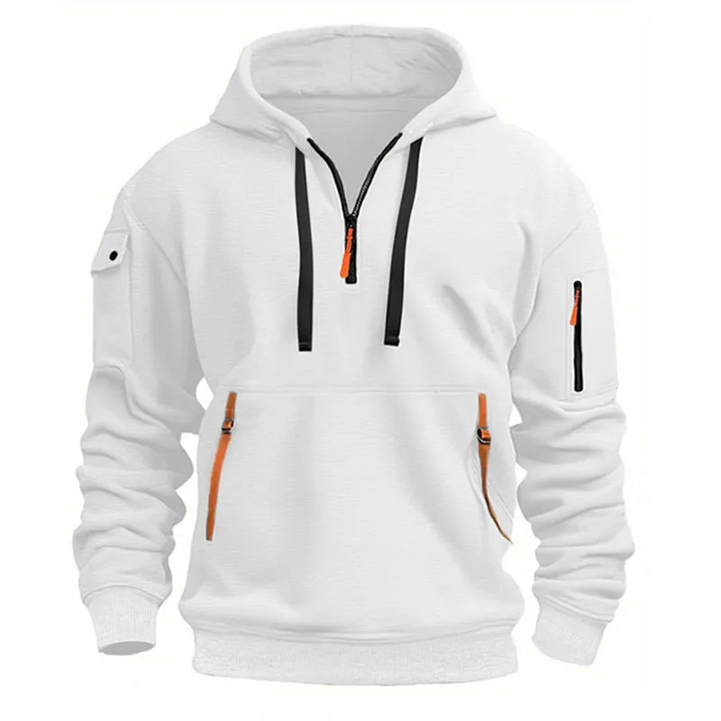 Men's Loose Fit Casual Hooded Sweater