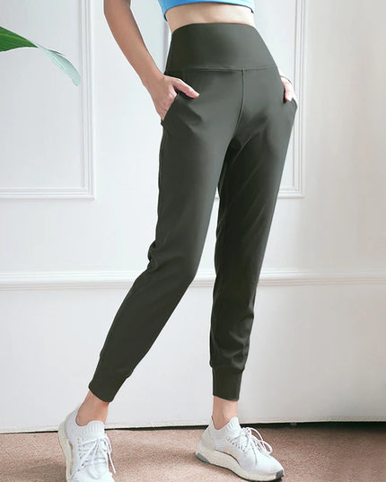 Women’s Quick-Dry High-Waist Loose Fit Gym Sweatpants