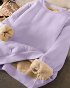 Purple Solid / XL  55-60KG