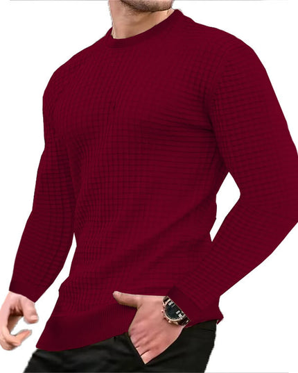 Men’s Casual-Fit Plaid Sweater