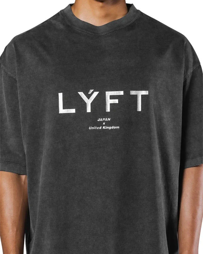 Lyft Washed Classic Cotton Men's Oversized T-Shirt