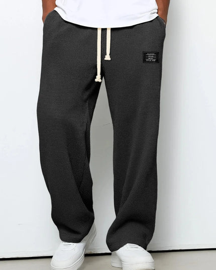Men's Loose-Fit Wide-Leg Casual Sweatpants