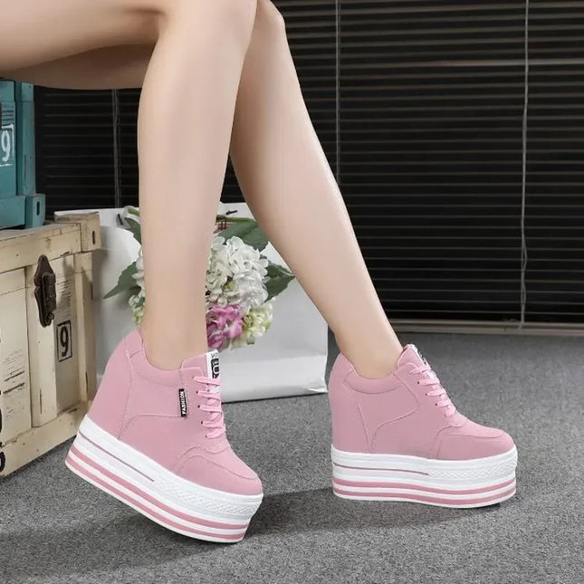 Women's Chunky Heel Sneakers