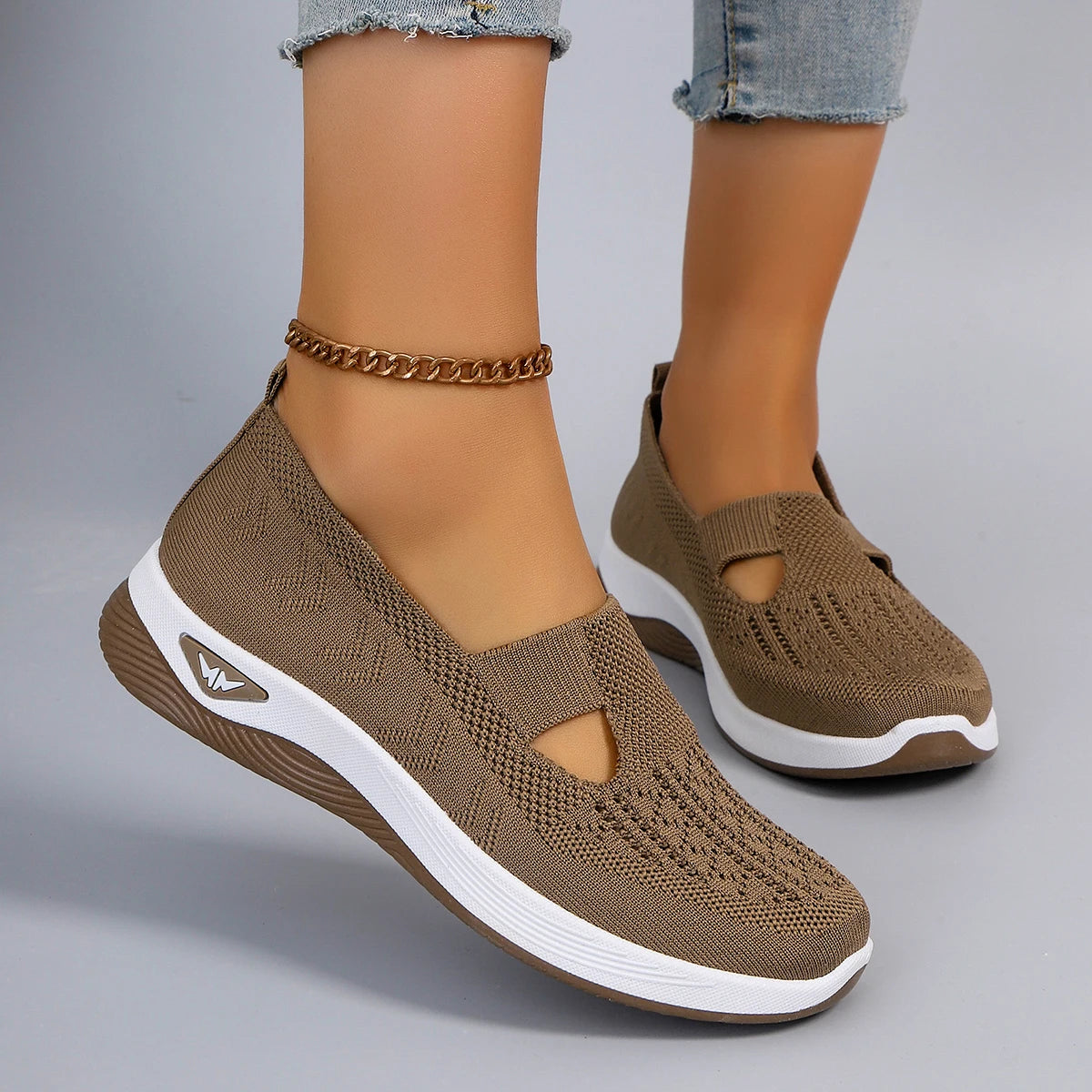 Women's Lightweight Breathable Non-Slip Sneakers - Various Colors