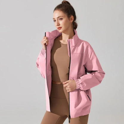 Women's Lightweight Waterproof Windbreaker Jacket
