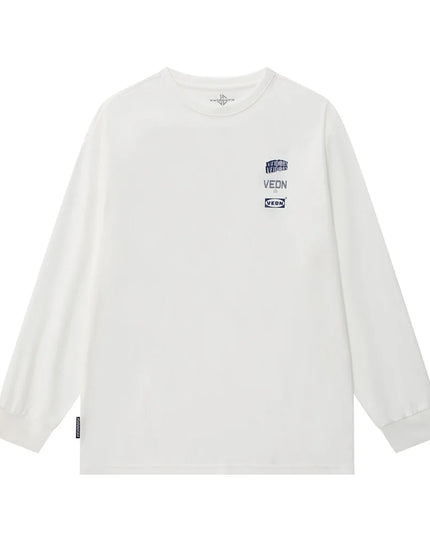 Veidoorn Men's Loose Fit Long Sleeve Sweater - Comfortable Casual Knit Top for Men