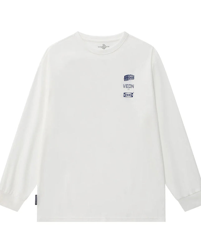 Veidoorn Men's Loose Fit Long Sleeve Sweater - Comfortable Casual Knit Top for Men