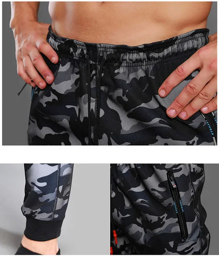 Men's Camouflage Sweatpants - Comfortable Joggers for Casual & Active Wear
