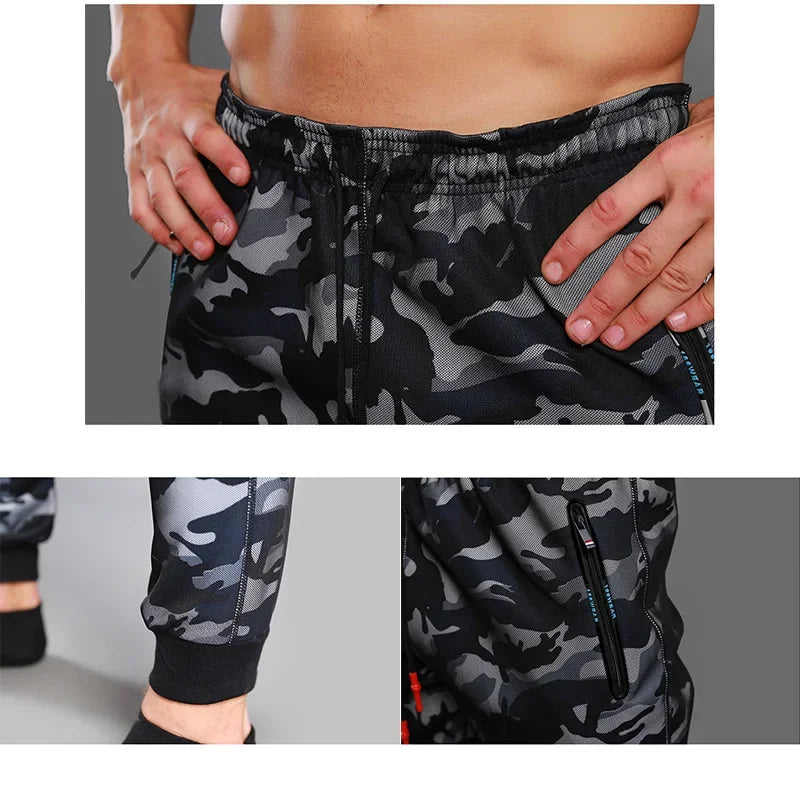 Men's Camouflage Sweatpants - Comfortable Joggers for Casual & Active Wear