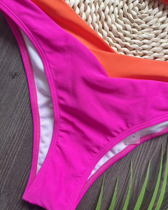Women's Brazilian Two-Piece Triangle Thong Bikini Set
