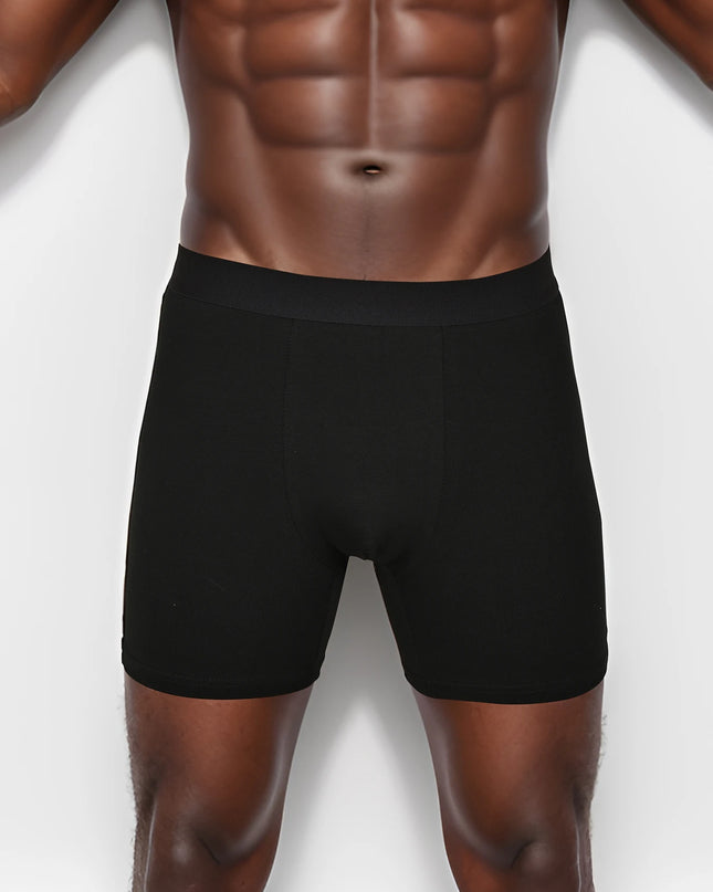 10-Pack Men’s Cotton Mid-Long Boxer Shorts – Comfortable & Breathable Underwear for Men
