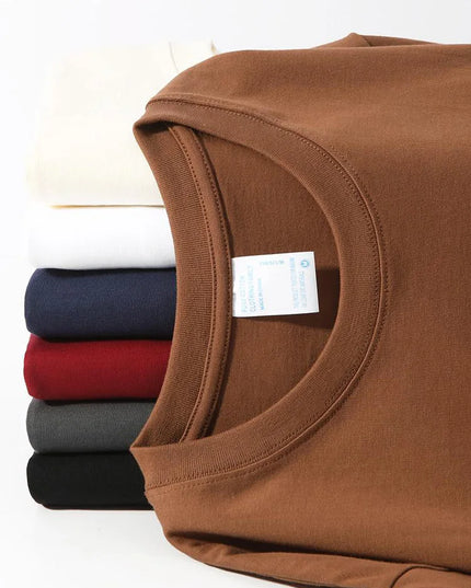 Men's Cotton Long Sleeve Casual Loose Fit Sweater