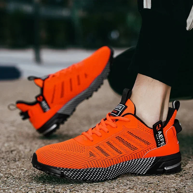 Men's Running Sneakers with Lace-Up Design – Comfortable Athletic Sneakers for Men