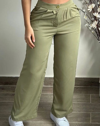 Women's Two-Piece Crop Cami Top and Ruched Pocket Pants Set