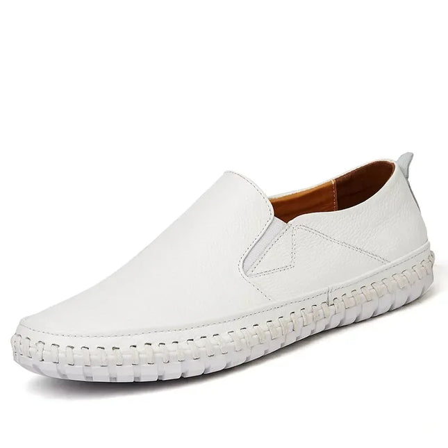 Men's Casual Slip-On Shoes in Genuine Leather