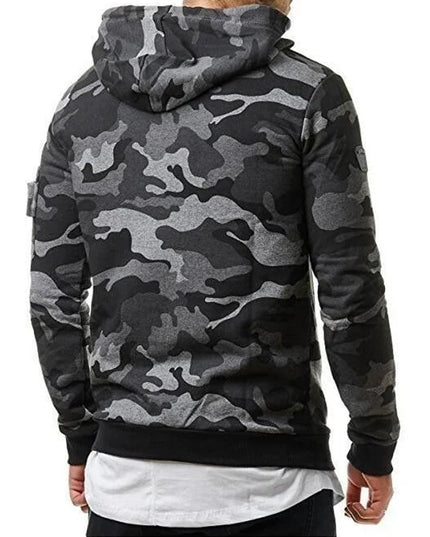 Men's Two-Piece Hooded Sweatshirt & Drawstring Pants Set