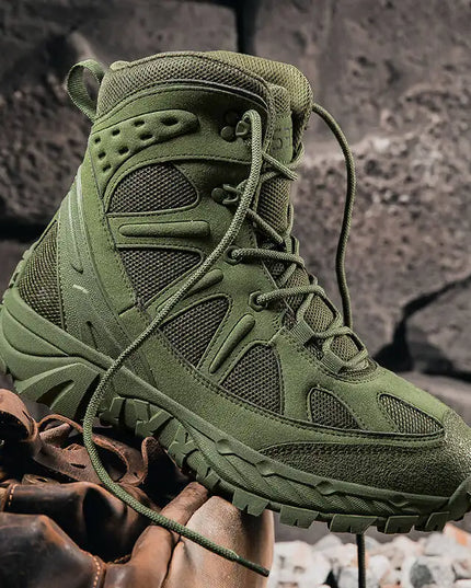 Men's Military Tactical Safety Boots – Durable Combat and Work Boots