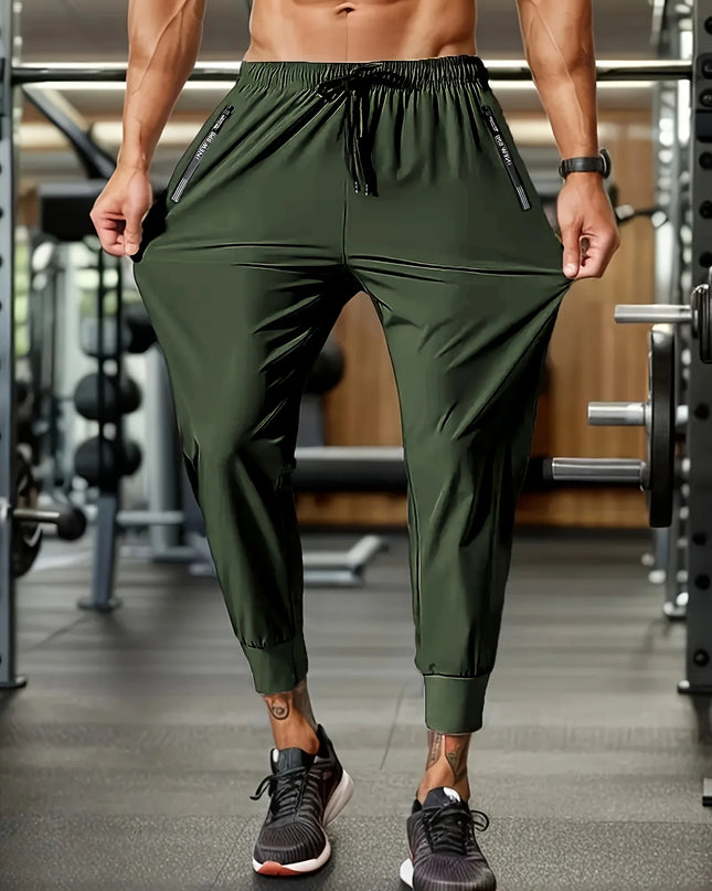 Men's Lightweight, Breathable Thin Stretch Sweatpants – Comfortable & Flexible Activewear
