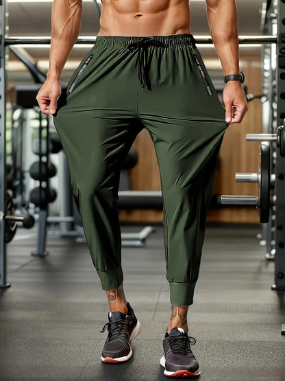Men's Lightweight, Breathable Thin Stretch Sweatpants – Comfortable & Flexible Activewear